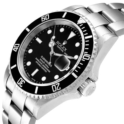 rolex submariner 40mm oyster perpetual stainless steel mens watch 16610|rolex submariner 116610.